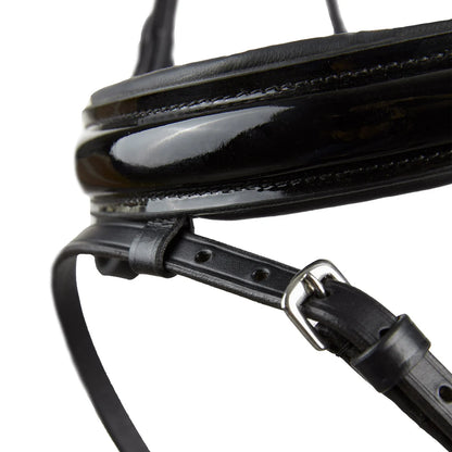 Horze Grayson Classic Dressage Ergonomic Bridle - Black