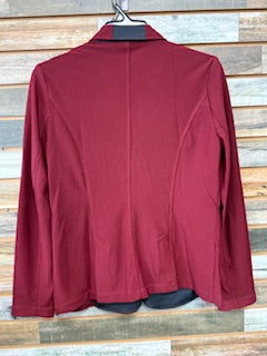GHE Super Flex Mesh Show Coat - Merlot with Black Trim