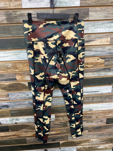 USED Cavaliere Ladies English Breeches Large Camo
