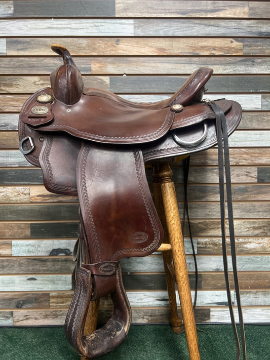 USED Crates Trail Saddle 16” Dark Oil