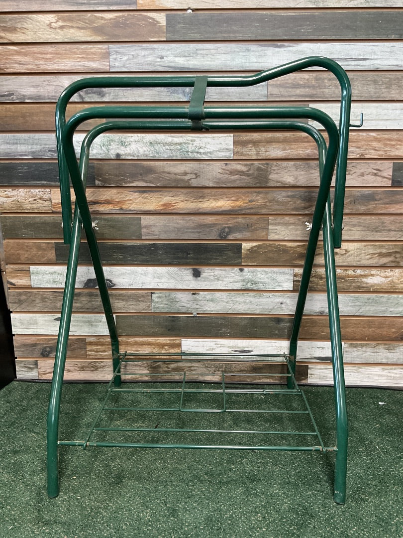 USED  Saddle Stand  Hunter Green