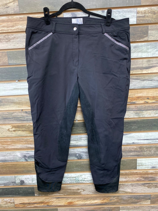 USED Smartpak Hadley Breeches 38R Black