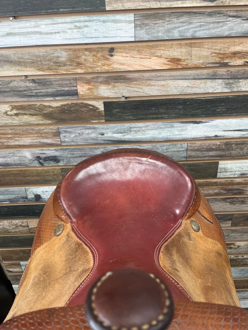 USED Billy Cook Reiner Saddle 17” Light Oil