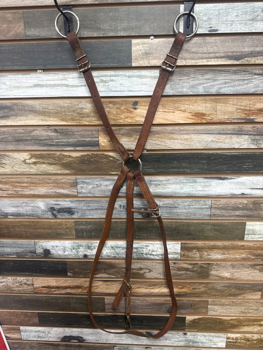 USED  Western Running Martingale 3/4” Medium Oil