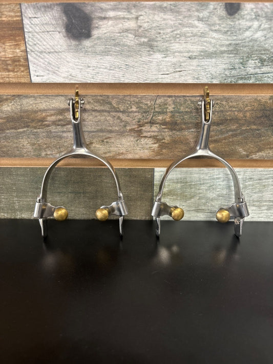 USED Partrade Ladies Western Spurs  Silver & Gold