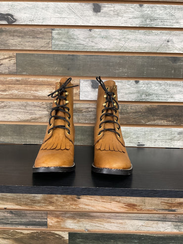 USED Smoky Mountain Boots Ladies Tan Smokey Mountain Boots 6.5 Tan