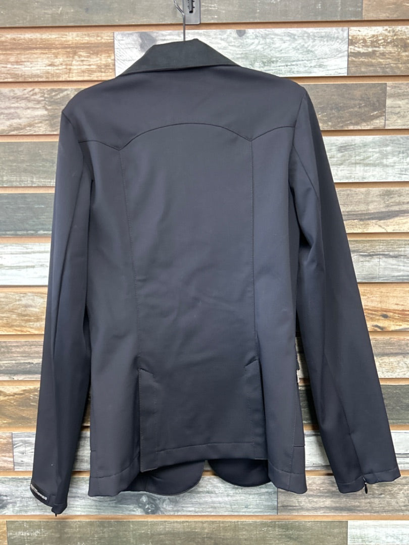 USED Sarm Hippique Youth English Show Jacket 14 Black