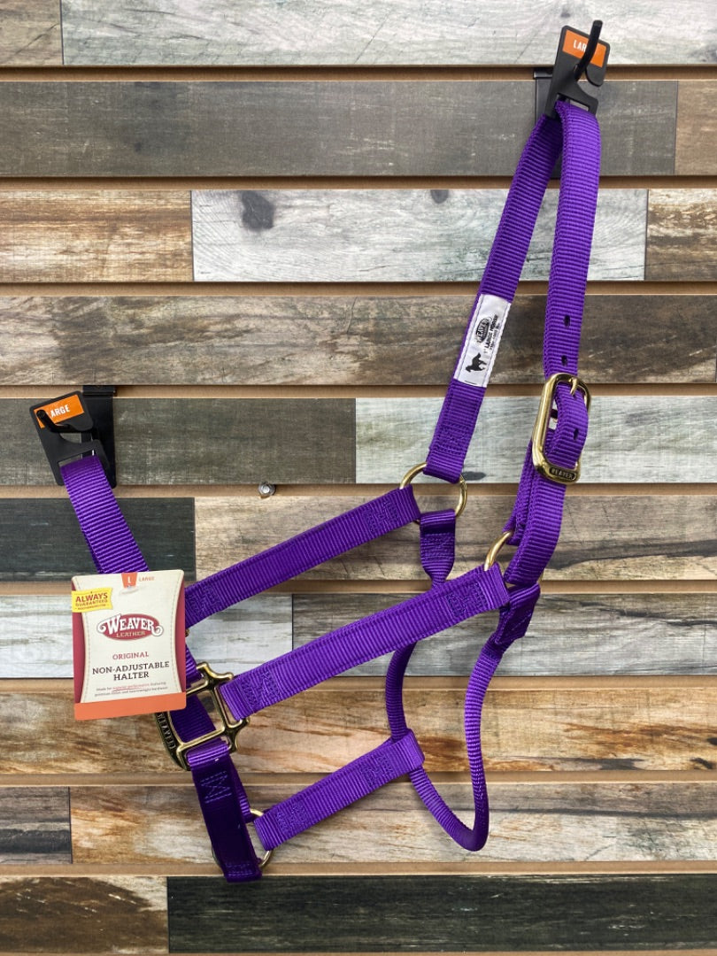 USED Weaver Non-Adjustable Halter Large Purple