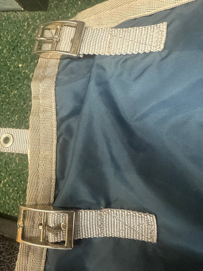 USED Triple Crown Rain Sheet 82" Blue