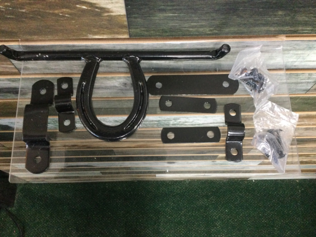 USED  Stall Latch  Black