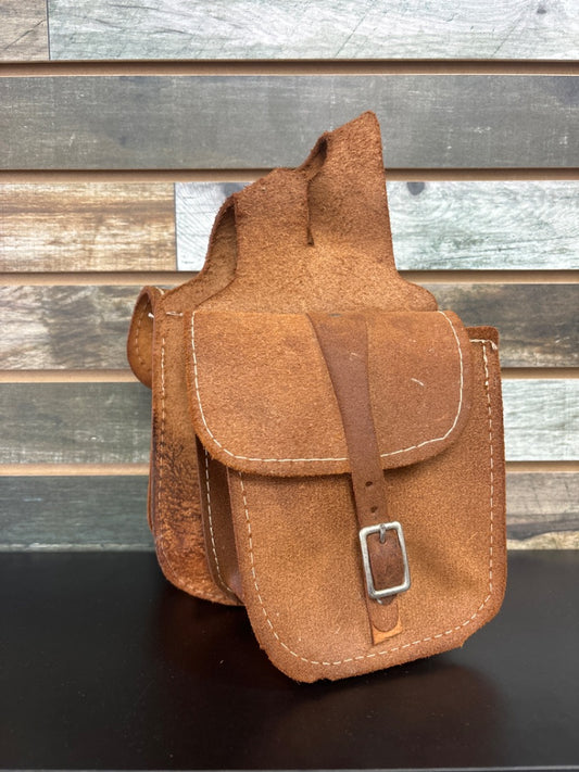 USED Tan Pommel Bag