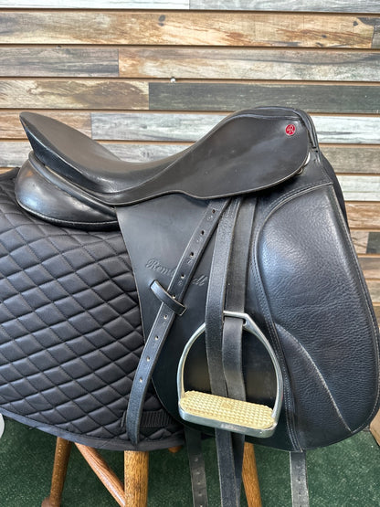 USED Rembrandt Dressage Saddle 17" Black