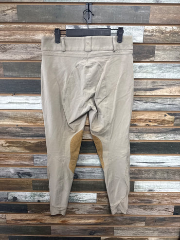 USED Tredstep Knee Patch Breeches 30R Tan