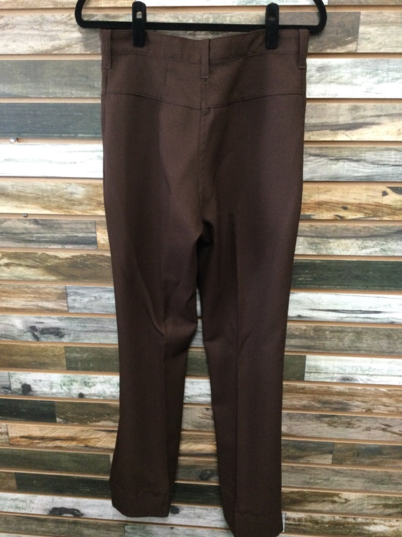 USED Lady DJ Western Show Pants  Brown