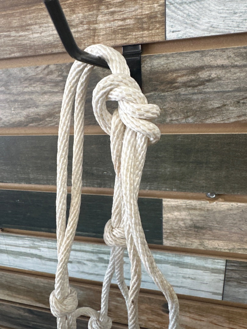 USED Full Rope Halter White