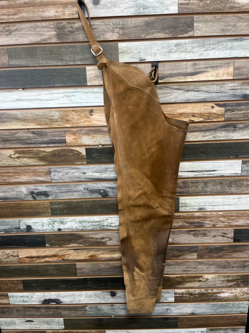 USED  Ladies Western Chaps  Tan