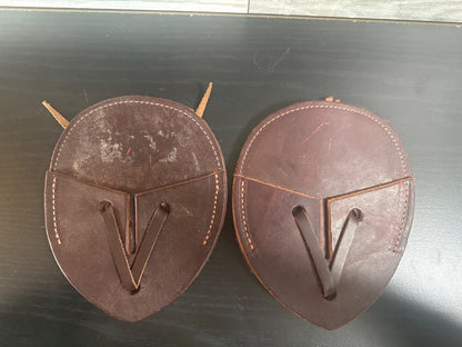USED  Leather Cinch Covers  Brown