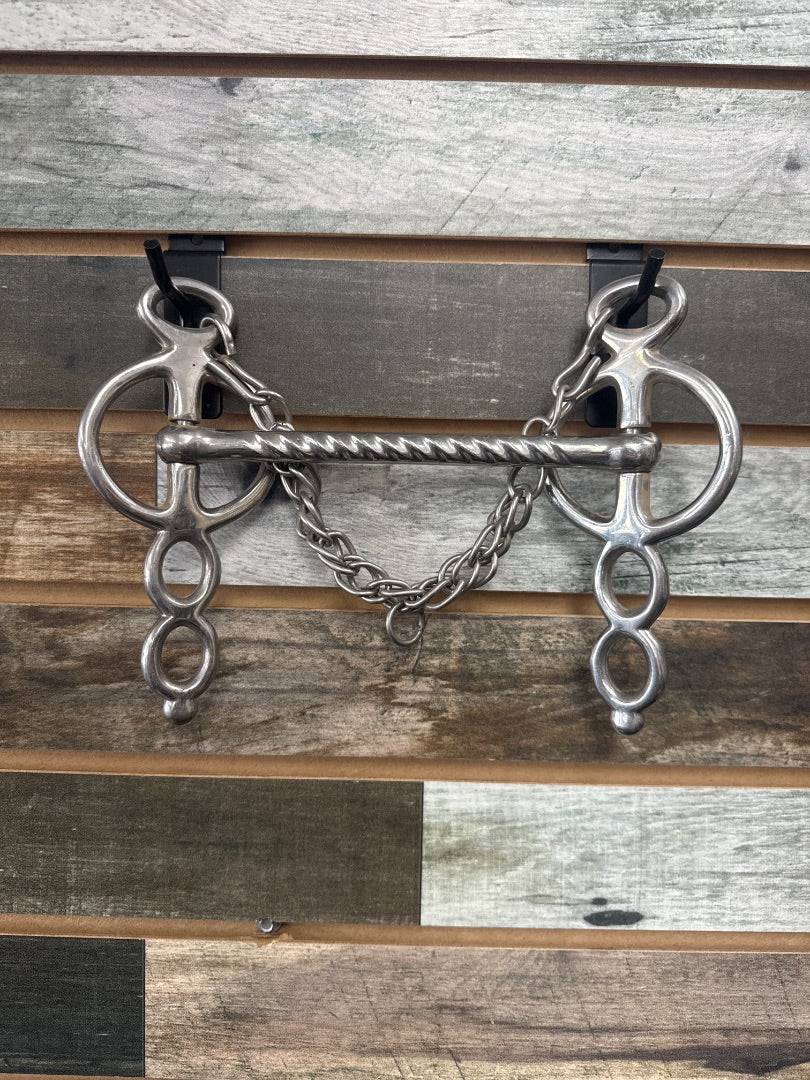 USED 7" Straight Mouth Liverpool Driving Bit with Curb Chain