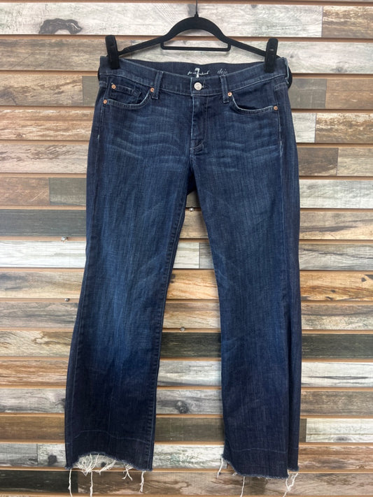 USED 7 Jeans 31 Dark Wash