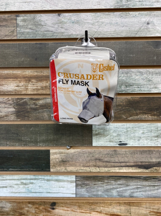 USED Crusader Fly Masks Warmblood Grey