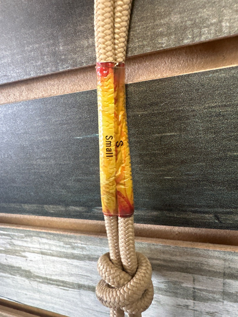 USED Clinton Anderson 4-Knot Tan Rope Halter