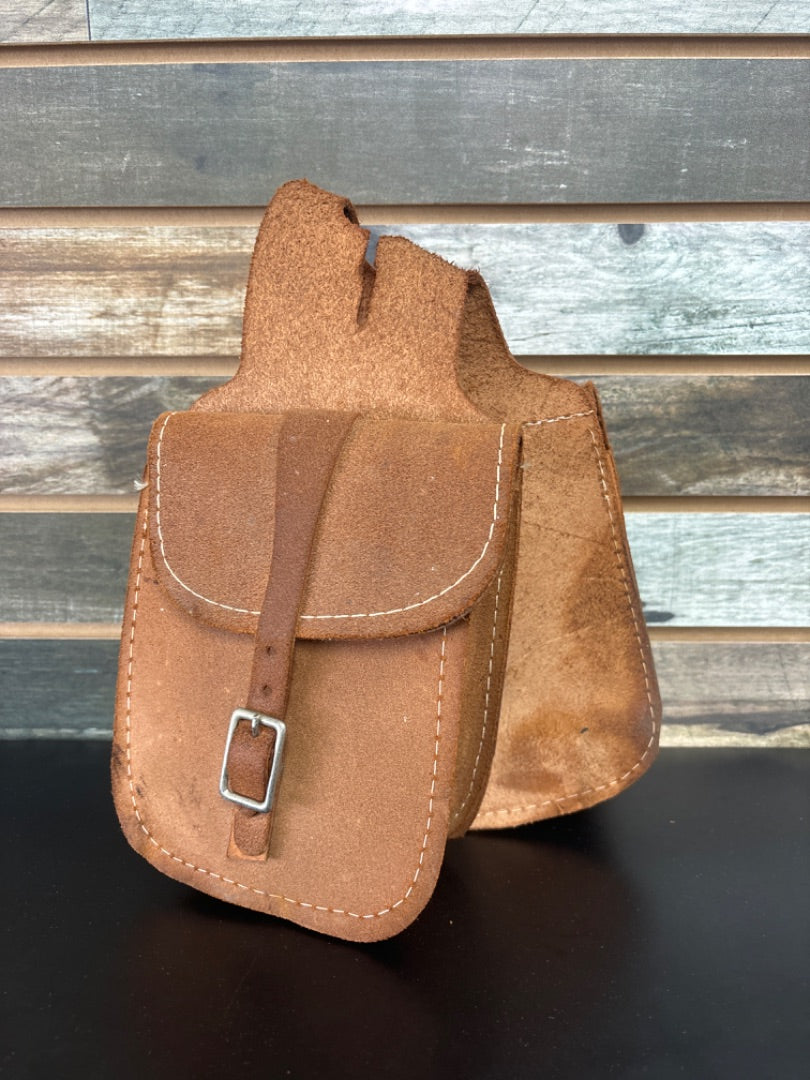 USED Tan Pommel Bag