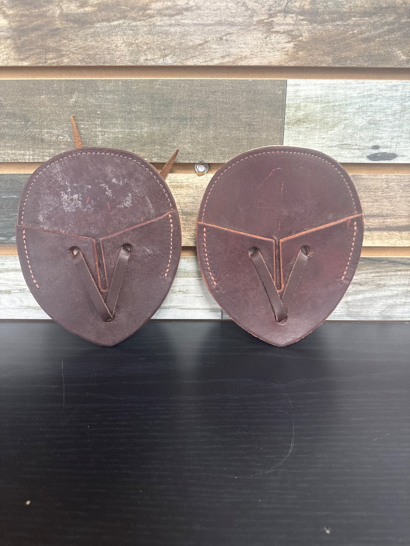 USED  Leather Cinch Covers  Brown
