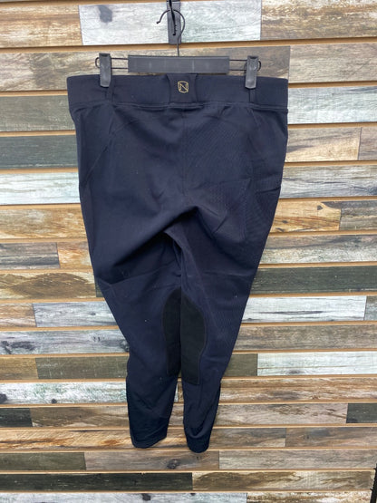 USED Noble Outfitters Ladies Kneepatch Tights XL Black