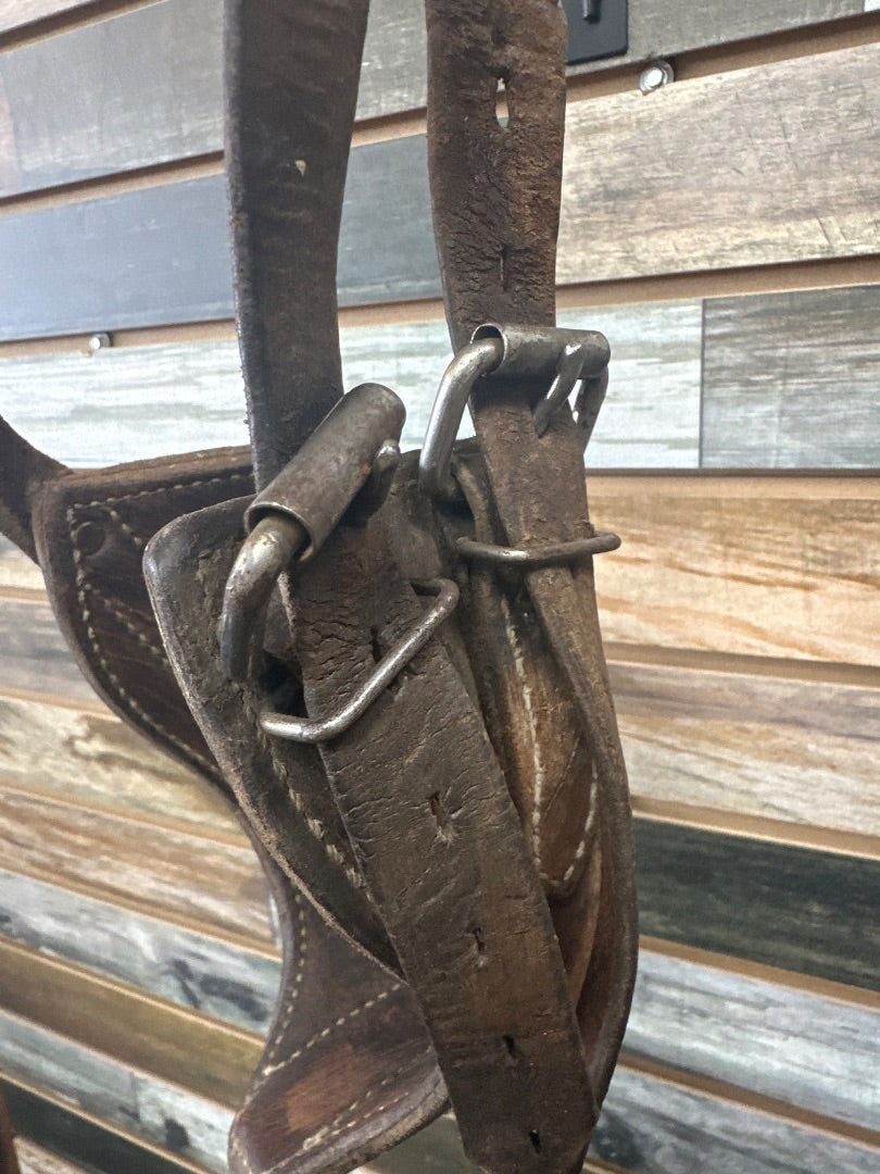 USED  Cribbing Collar Horse Brown