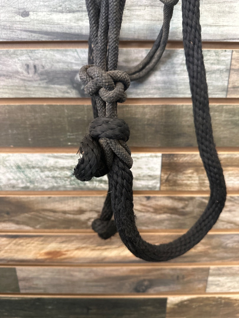 USED  Black Rope Halter