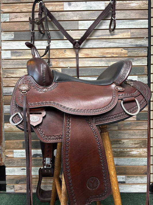 USED (New) Circle Y Copper Mine Flex 2 Western Trail Saddle