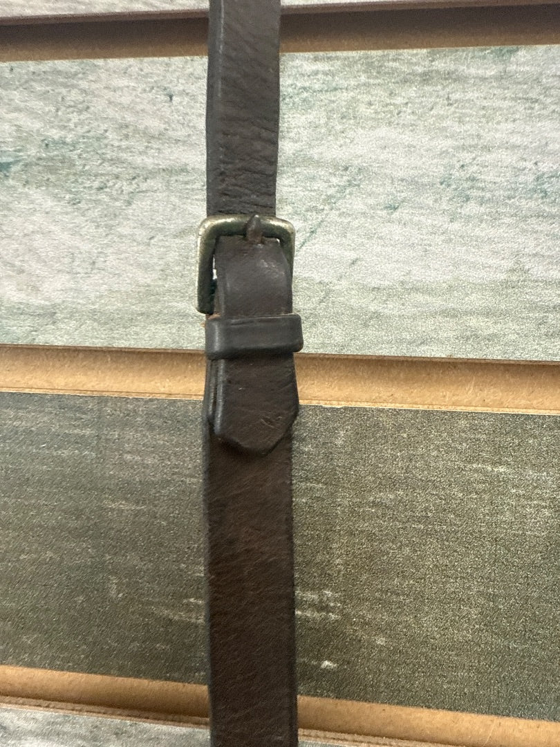 USED  Laced English Reins 58” Dark Oil