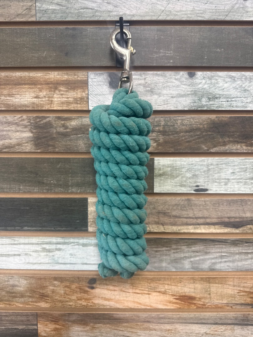 USED  Lead Rope Horse Teal