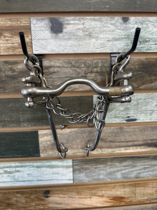 USED  Walking Horse Bit 5.25" Silver