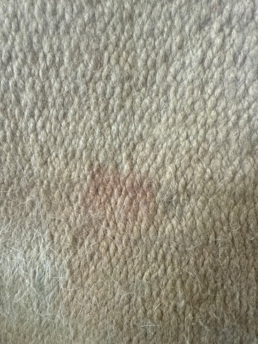 USED  Saddle Blanket  Tan/Brown/Creme