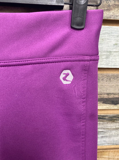 USED Horze Knee Patch Breeches Jr Large Purple