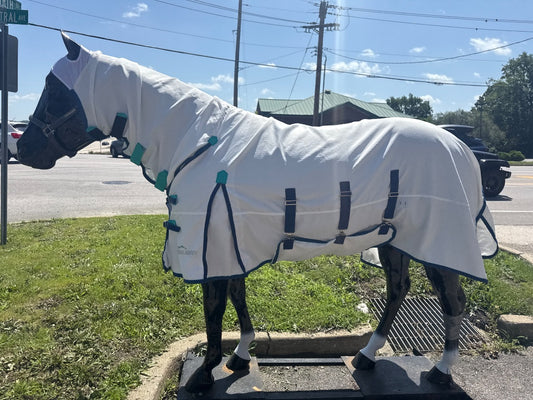 USED Highlander Plus Combo Fly Sheet Size 78" (RUNS BIG) White/Blue/Teal