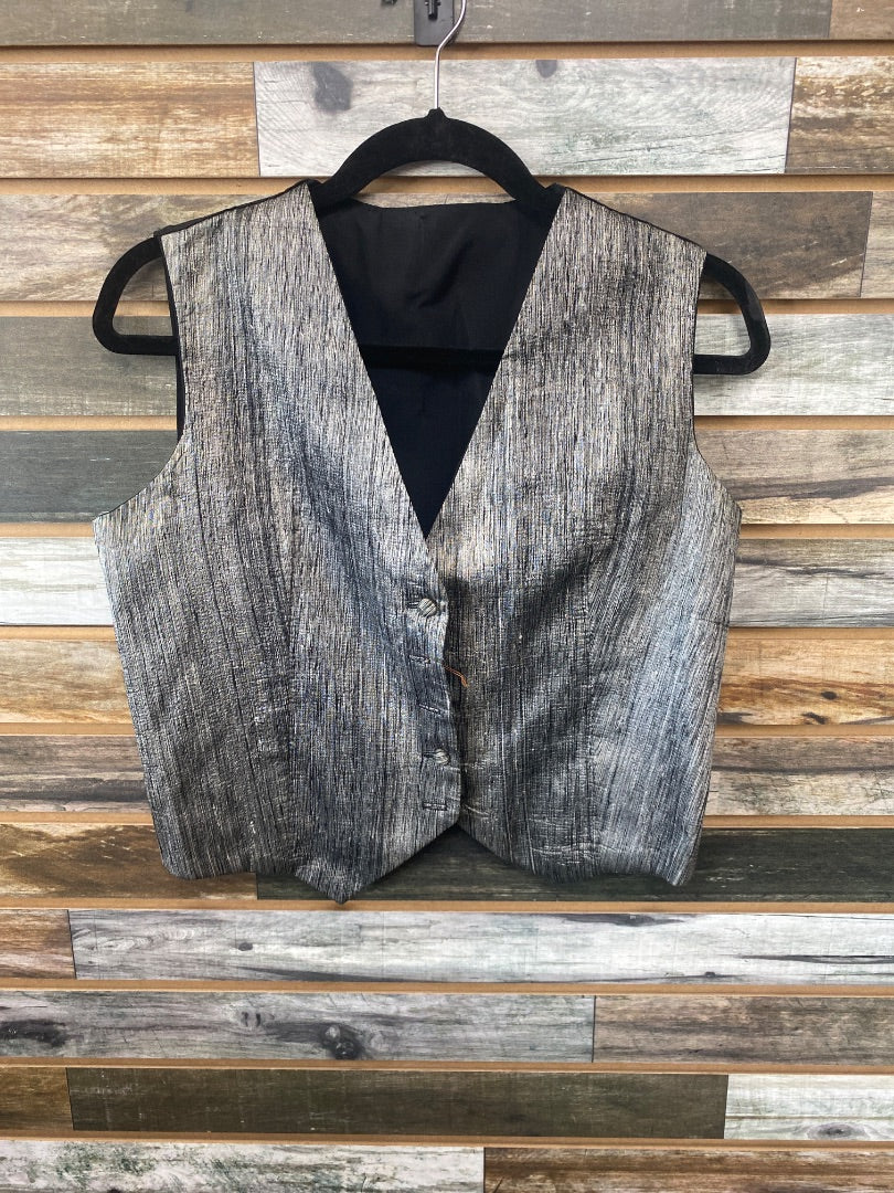 USED  Ladies Custom Show Vest 16 Silver/Chrome