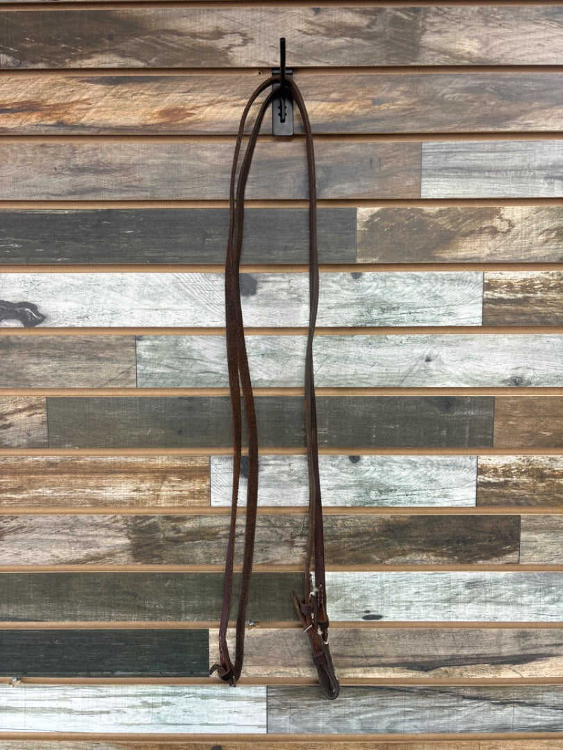 USED  Western Reins with Buckle 1/2" Wide Dark Oil