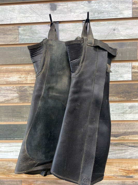 USED Ariat Oxford Halfchaps Large Black