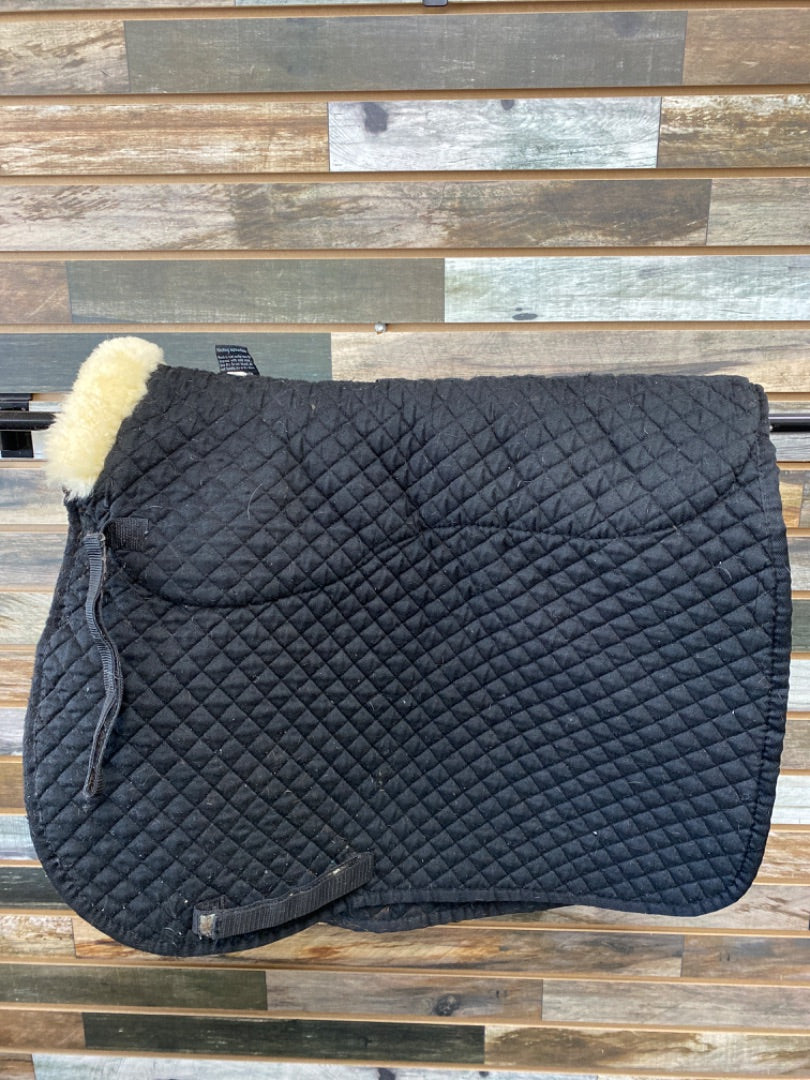 USED Roma English Saddle Pad  Black