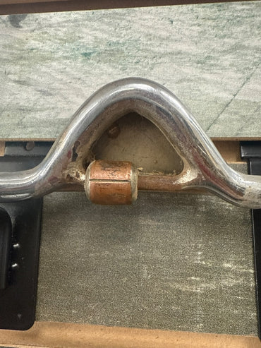 USED  Loose Jawed Long Shank Medium Port Curb bit 5"