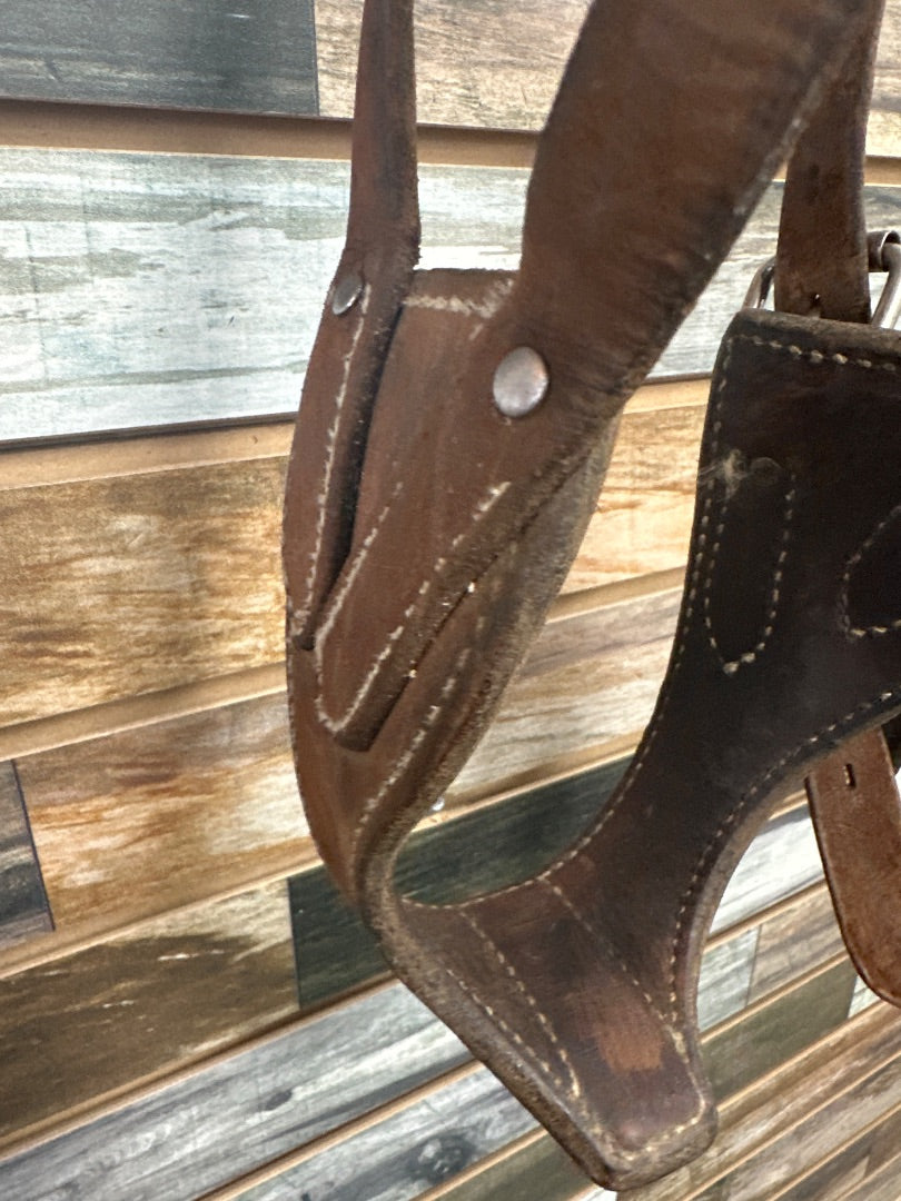 USED  Cribbing Collar Horse Brown