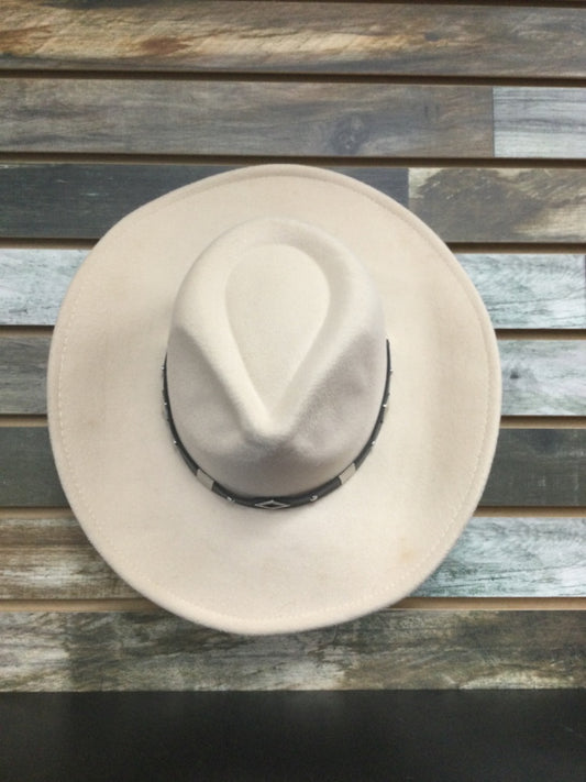 USED  Ladies Western Hats Felt  Light Tan