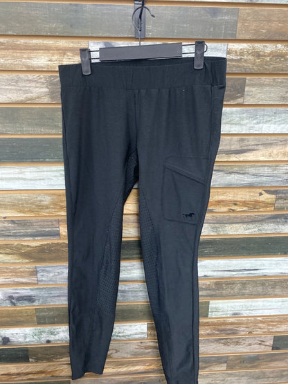 USED Piper By Smartpak Full Seat Breeches Large Black