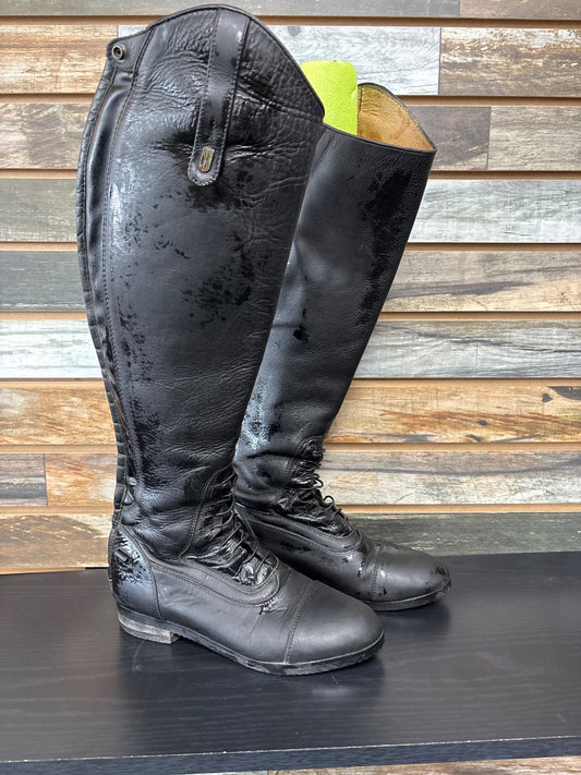 USED Tredstep Donatello Ladies Tall Boots 8 Black