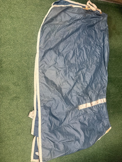 USED Triple Crown Rain Sheet 82" Blue