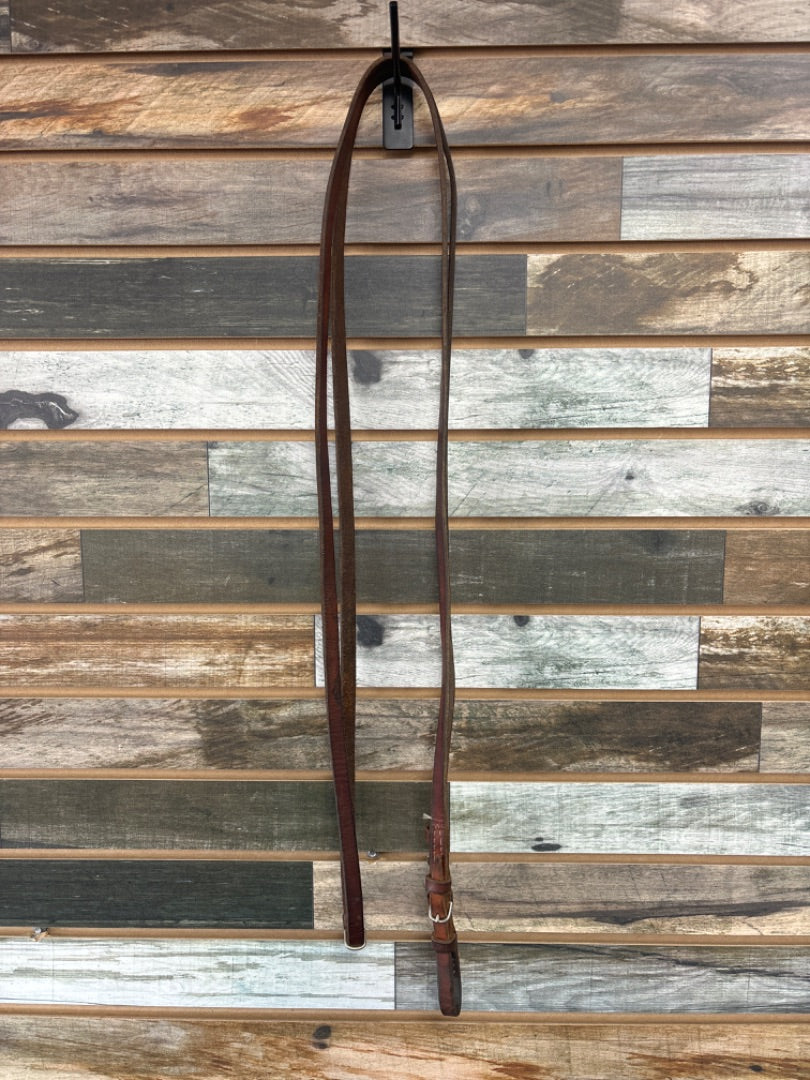 USED Western Leather Reins with Buckle 1/2" Wide