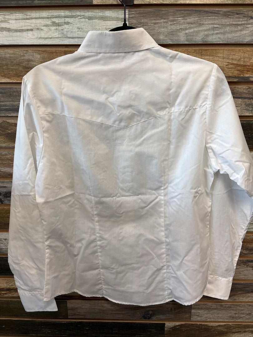 USED Cumberland Outfitters Ladies Western Tops Small White