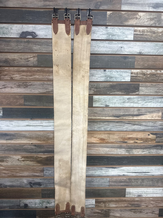 USED  English Girths 48" Tan